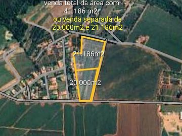 �REA A VENDA COM 20.000 M2 NO BAIRRO BOIADEIRO OU GEADA